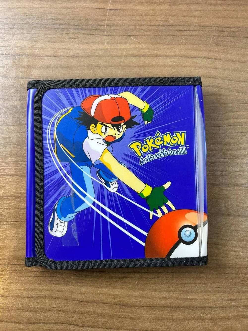 Vintage 1999 Pokemon Ash Ketchum CD Disc Storage Case  Nintendo Damaged Sleeves